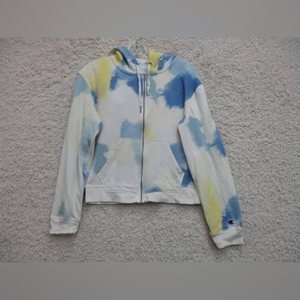 Champion Tie Dye Zip-up Hoodie/Sweatshirt
